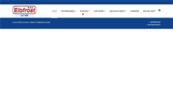 Desktop Screenshot of elbfrost.de